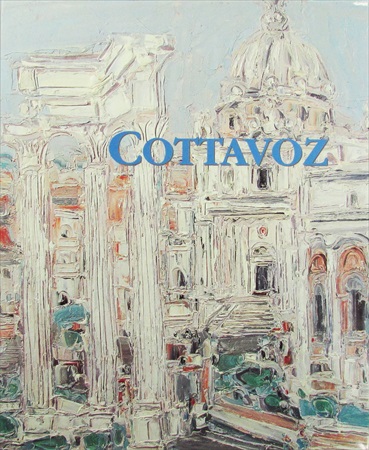 André COTTAVOZ　アンドレ　コタボ「窓辺のブーケ」　絵画